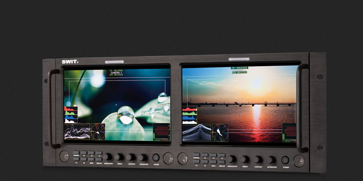 Swit M-1093F | 9-calowy monitor LCD FHD Waveform Rack