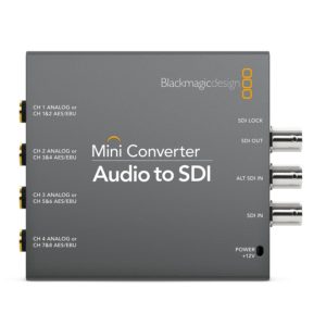 Blackmagic Mini Converter Audio to SDI