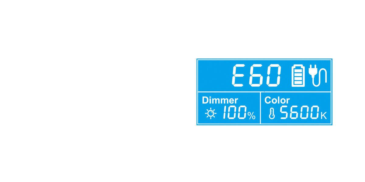 Swit PL-E60 | 60W Przenośny dwukolorowy panel LED SMD