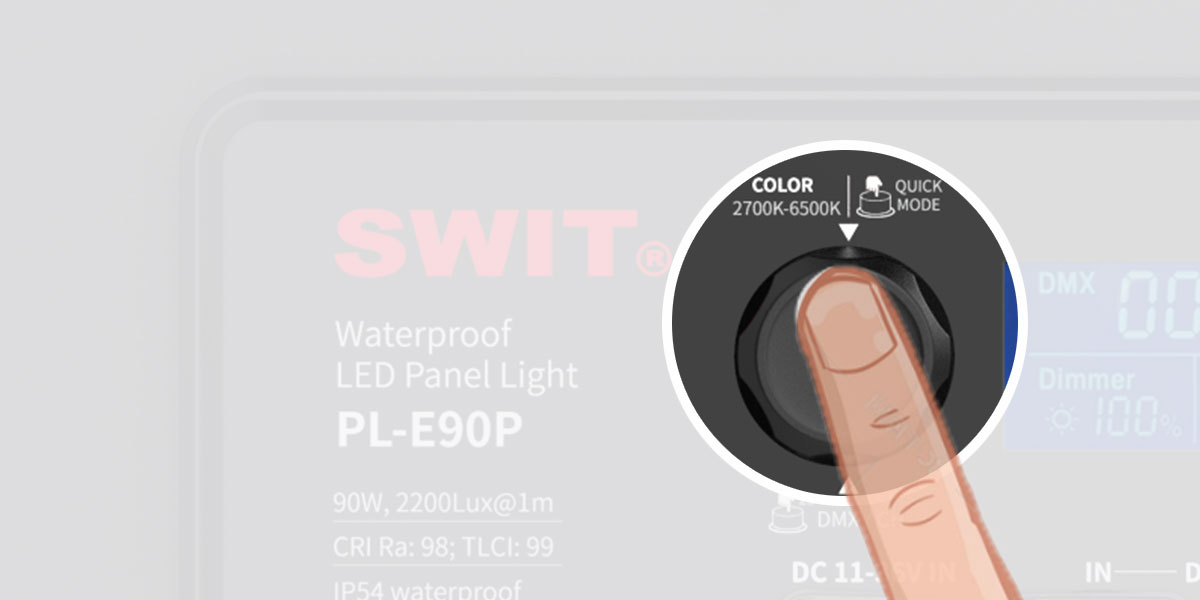 SWIT PL-E90P wodoodporna lampa LED