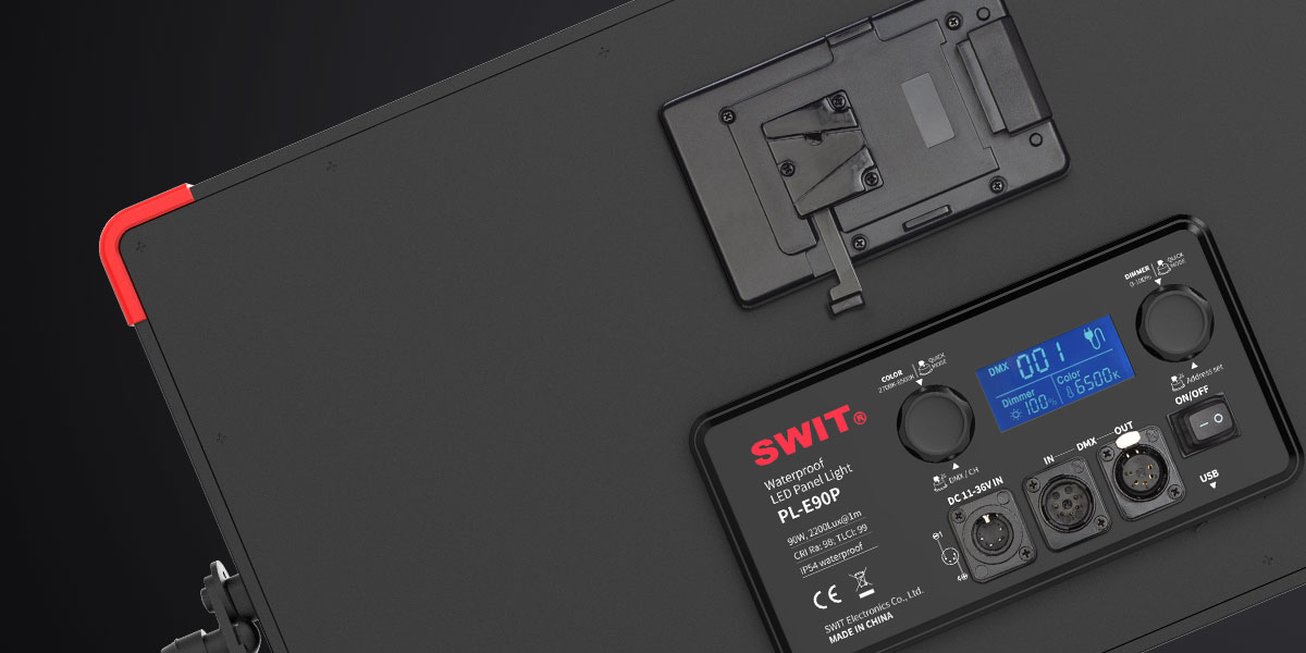 SWIT PL-E90P wodoodporna lampa LED