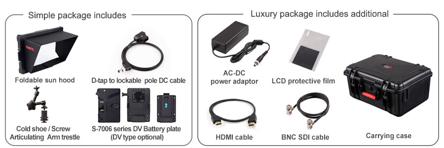 SWIT S-1073F LX 7 | Monitor FHD HDSDI HDMI CV