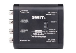 SWIT S-4609 | Wytrzymały de-embeder audio SDI