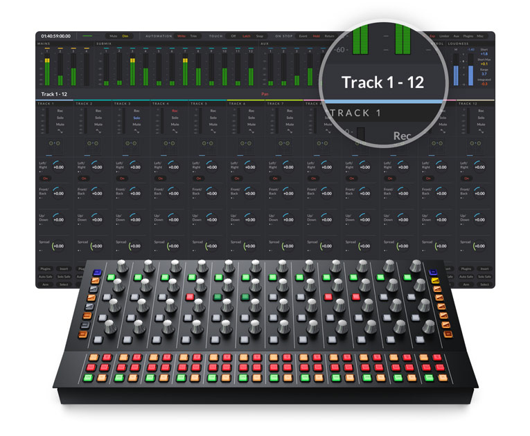 Blackmagic Fairlight Console Channel Control