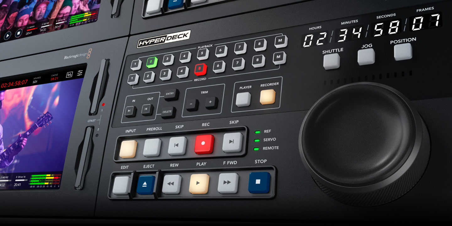 Blackmagic HyperDeck Extreme Control