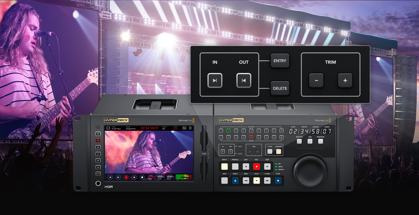 Blackmagic HyperDeck Extreme Control