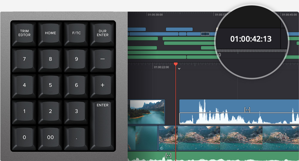 Blackmagic | Panel DaVinci Resolve Editor Keyboard 