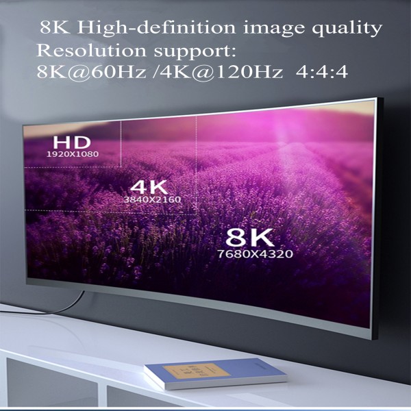 Kabel światłowodowy HDMI 8K 2.1v 48G AOC, 8K@60Hz 50m na Bębnie Adam Hall 3 STAR CD 042