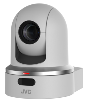 Kamera HD JVC Pan-Tilt KYPZ100WENDI Pakiet z zewnętrznym konwerterem NDI (Biała)