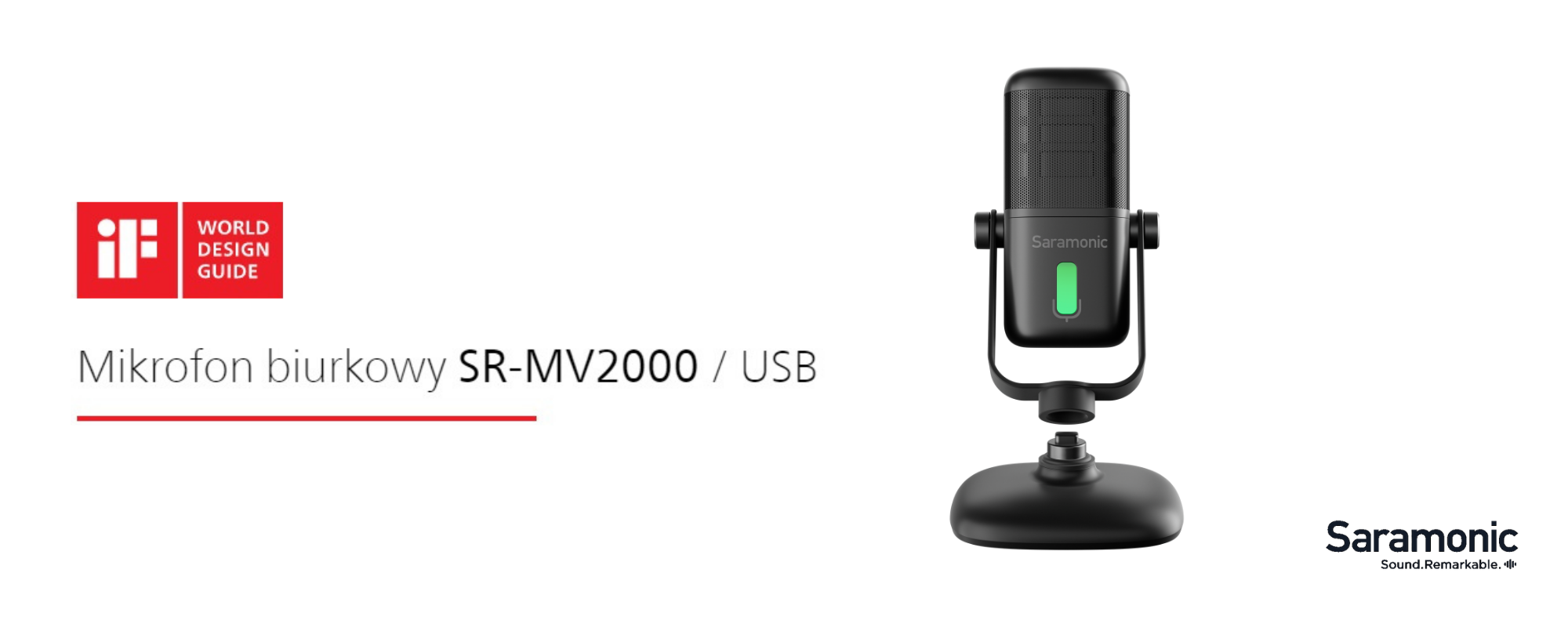 Mikrofon Saramonic SR-MV2000 ze złączem USB