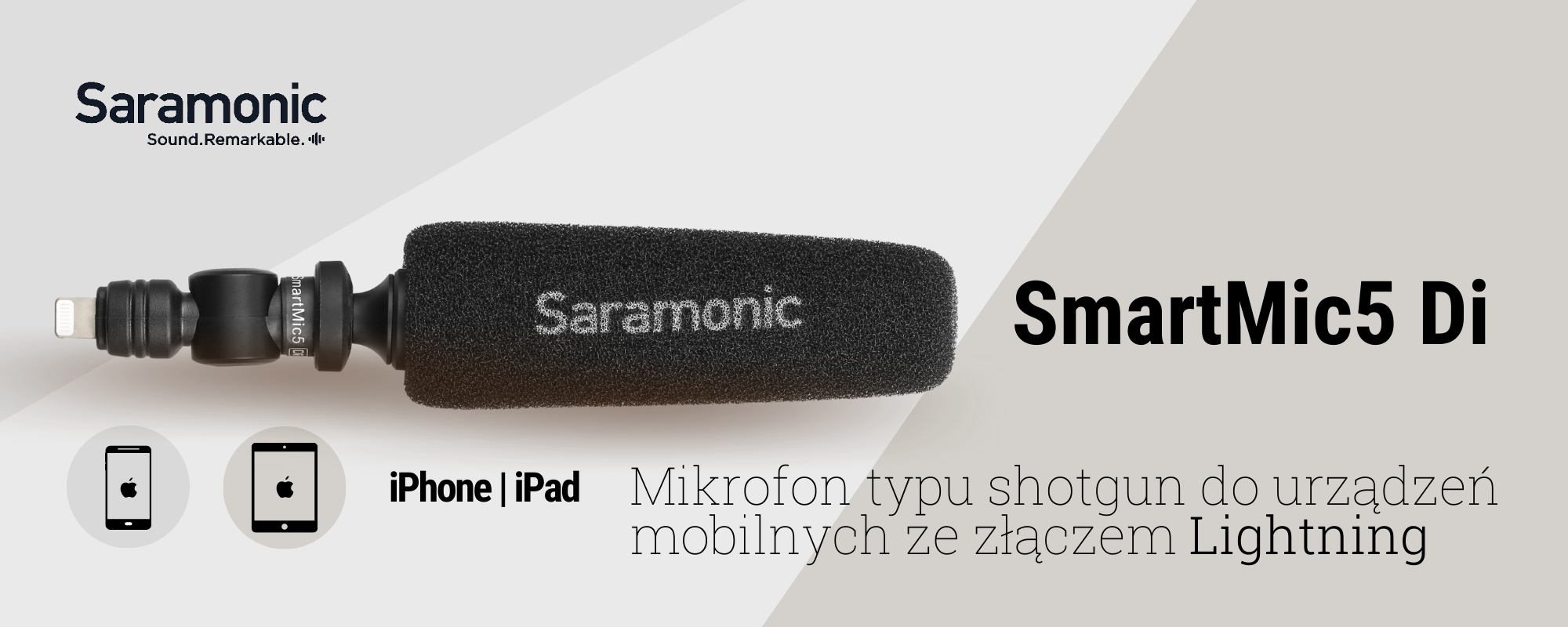 Mikrofon Saramonic SmartMic5 Di ze złączem Lightning