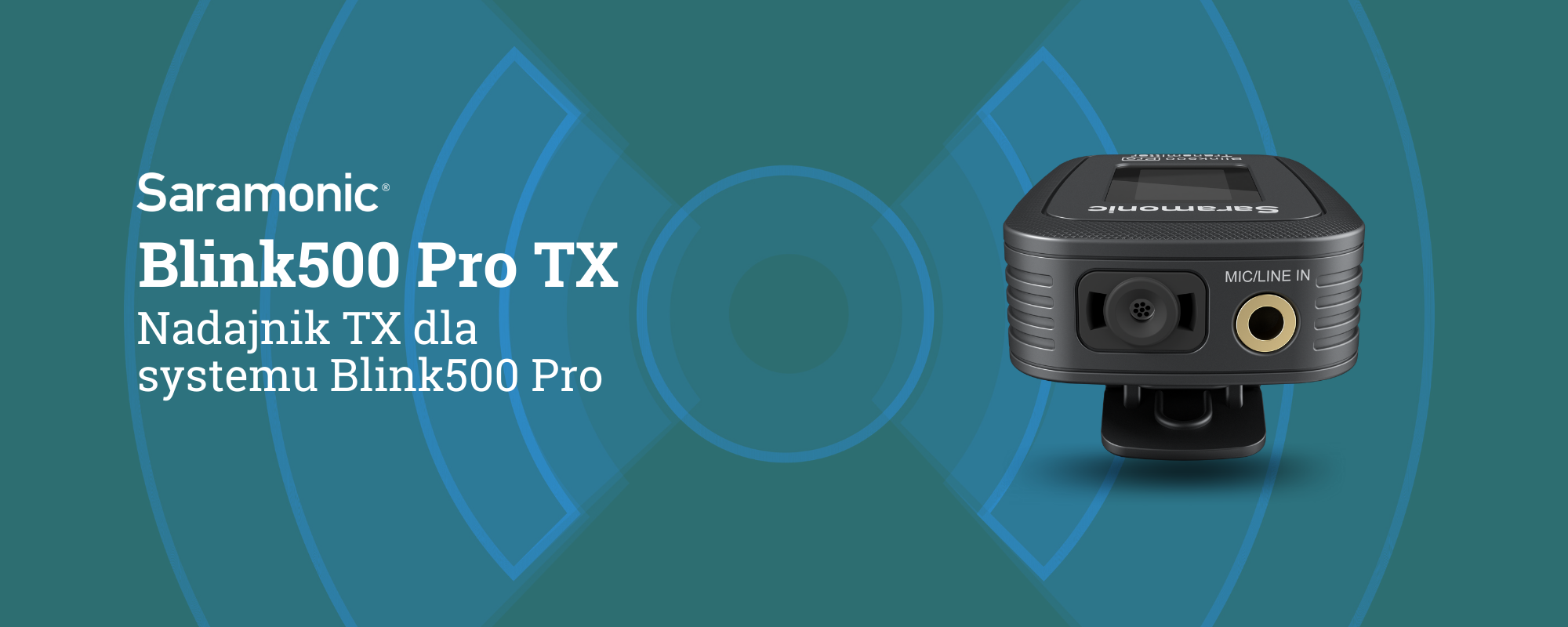 Nadajnik Saramonic Pro TX do systemu Blink500 Pro