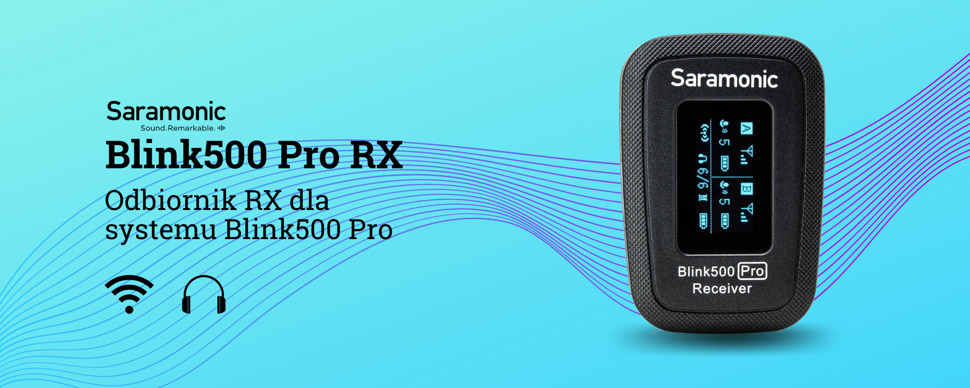 Odbiornik Saramonic Pro RX do systemu Blink500 Pro