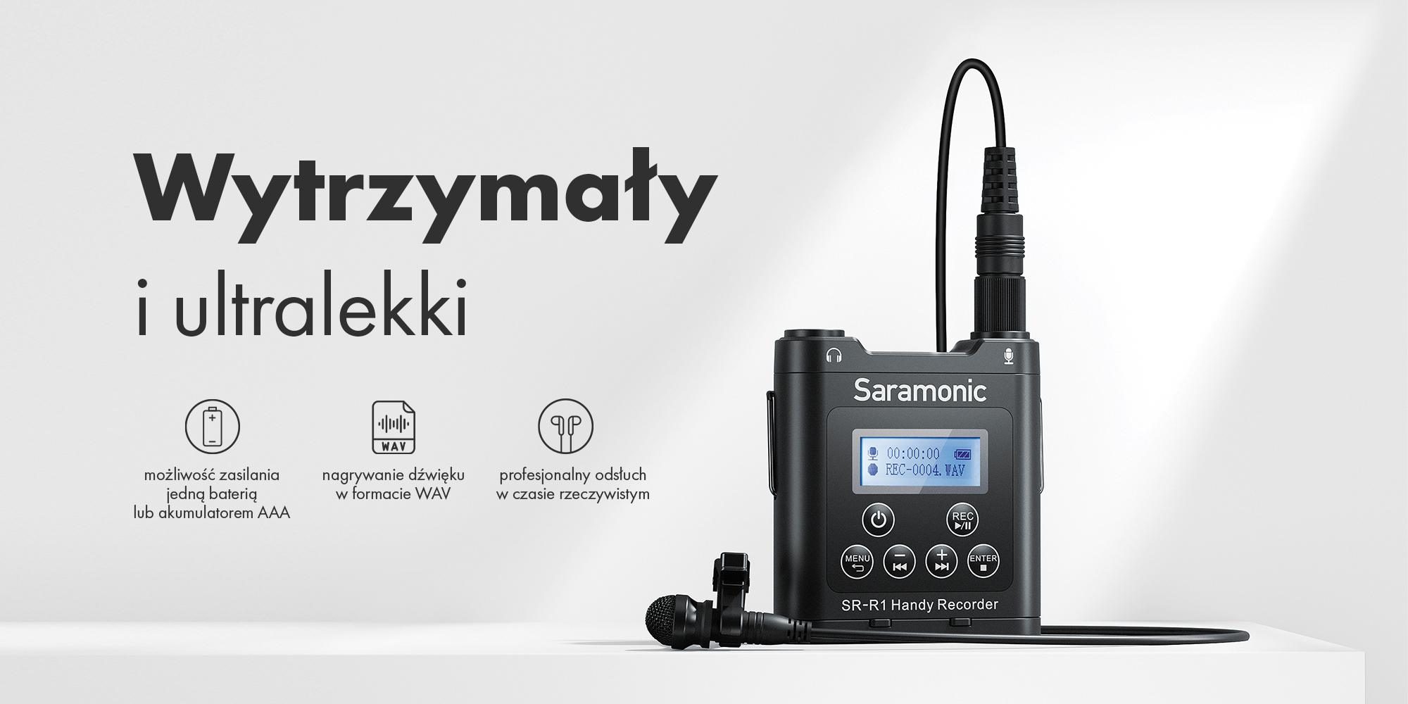 Rejestrator dźwięku Saramonic SR-R1