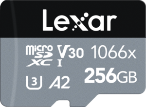 Pro 1066x Lexar microSDHC/microSDXC UHS-I (SILVER) R160/W120 256GB