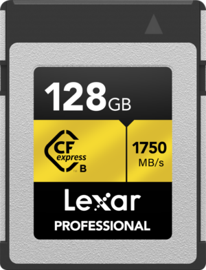 CFexpress Lexar Pro Gold R1750/W1500 128GB