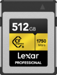 CFexpress Lexar Pro Gold R1750/W1500 512GB