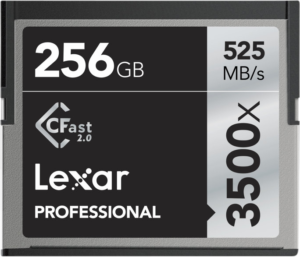 Pro 3500X Cfast Lexar (VPG-130) R525/W445 256GB
