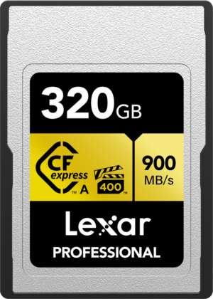 CFexpress Lexar Pro Gold R900/W800 (VPG400) 320GB (Type A)