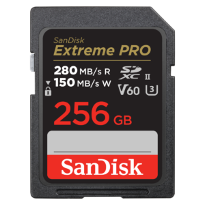 Karta pamięci SanDisk Extreme PRO SDXC 256GB - 280/100 MB/s V60 UHS-II