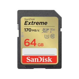Karta pamięci SanDisk Extreme SDXC 128 GB 180/90 MB/s C10 V30 UHS-I U3