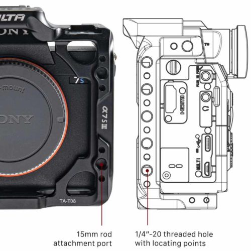 Pełna Klatka Tilta na Aparat do Sony a7S III