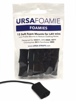 URSA Foamies czarne miękkie pianki do montażu mini mikrofonów 12 szt.