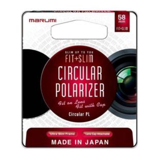 Marumi Fit + Slim Filtr fotograficzny Circular PL 58mm