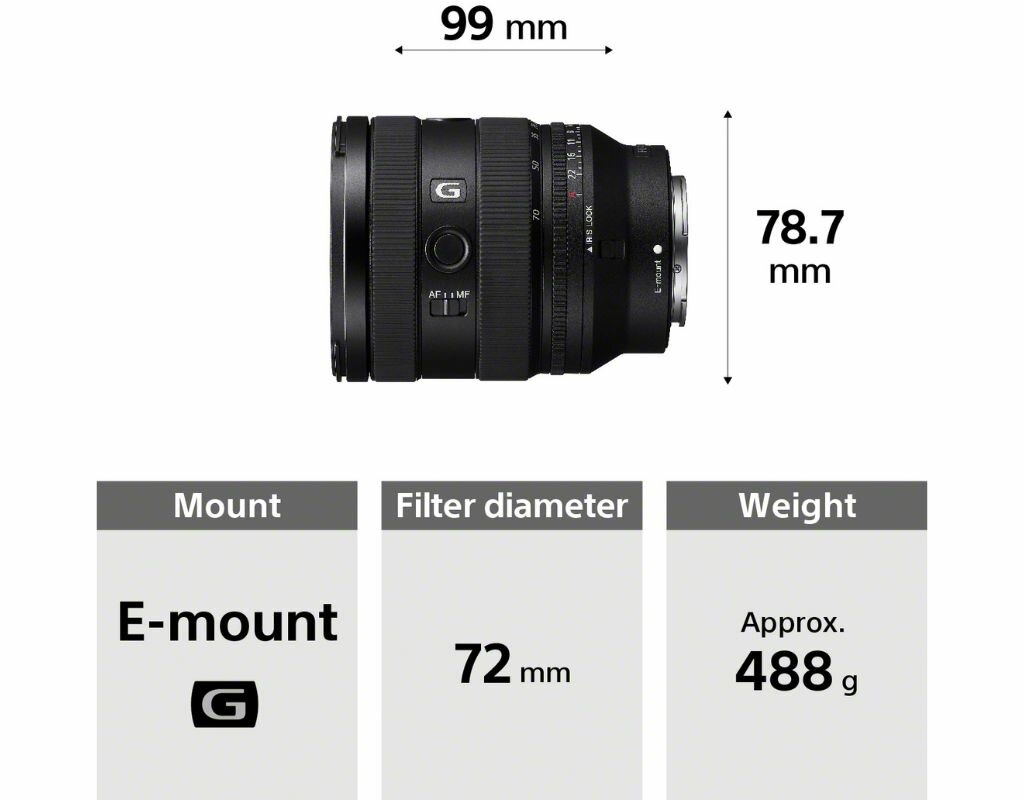 Obiektyw Sony FE 20-70 mm F4 G SEL2070G