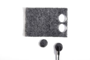 Rycote Undercovers Black - 30 pieces + 30 Stickies