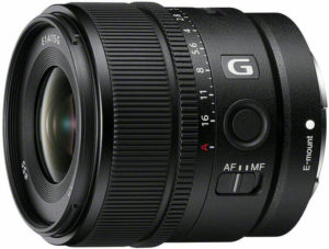 Obiektyw Sony E 15 mm F1.4 G APS-C SEL15F14G