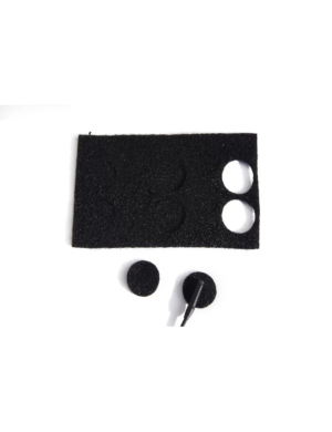 Rycote Undercovers Black - 30 pieces + 30 Stickies