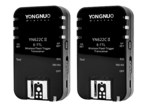 Zestaw dwóch wyzwalaczy radiowych Yongnuo YN622N II do Nikon