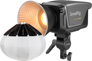 Lampa LED SmallRig Kit RC 450B Cob Light + Softbox Lantern RA-L65