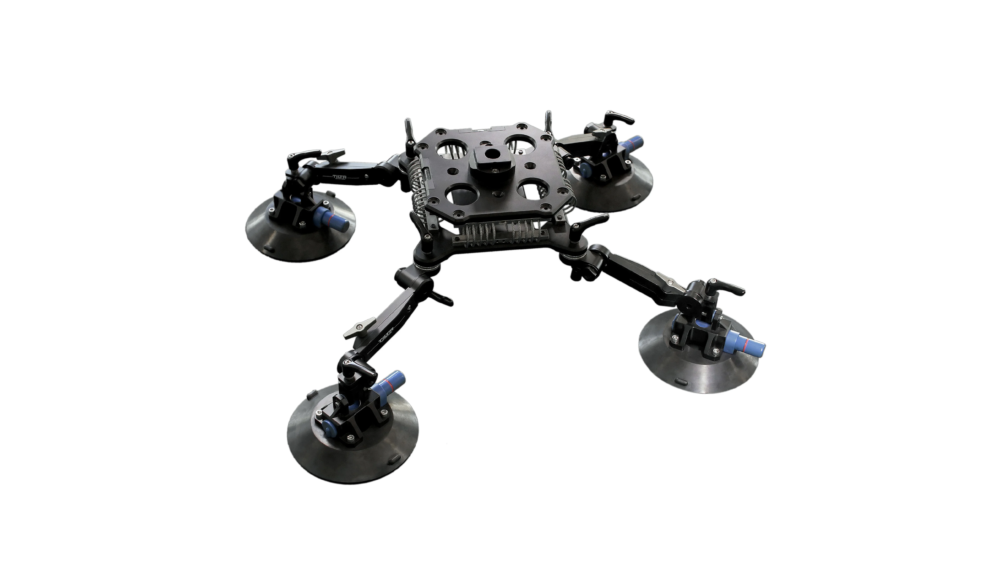 Suction Disc Shock Absorption Cradle Head V-Mount