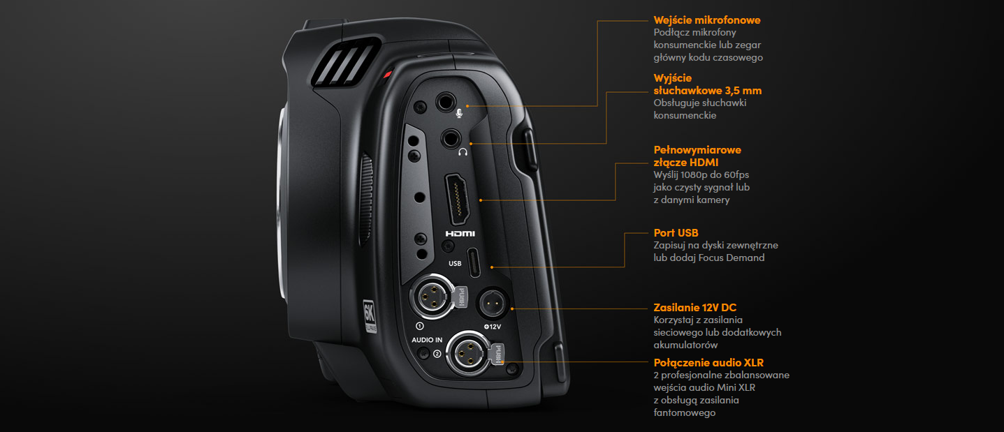 Kamera Blackmagic Cinema Camera 6K