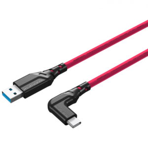 Mathorn MTC-201 kabel tethering 2m USB-A - USB-C 90° Magenta