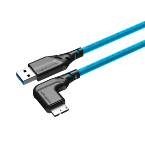 Mathorn MTC-521 kabel do tetheringu 5m USB-A – USB Micro B ArcticBlue
