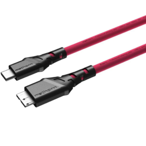 Mathorn MTC-530 5-metrowy kabel do tetheringu USB-C – USB Micro B Magenta