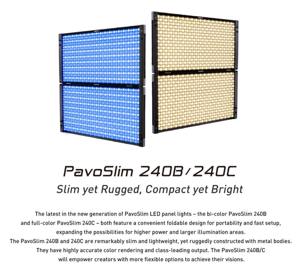 Nanlite Lampa Panelowa LED PavoSlim 240C RGBWW