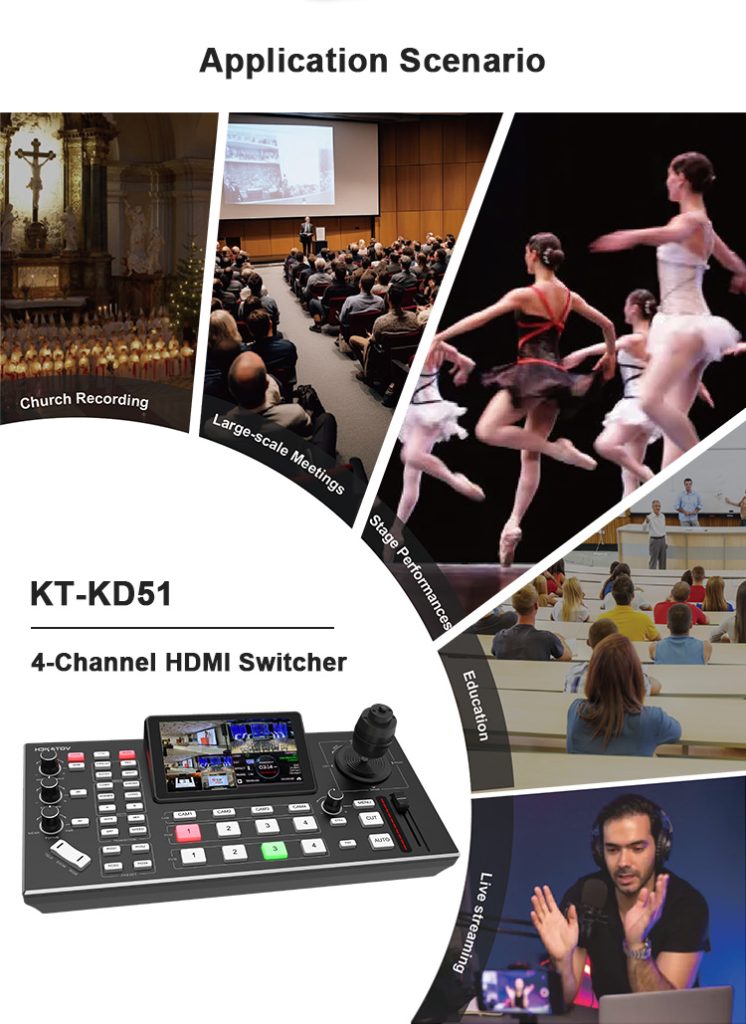 Kontroler KATOVISION KT-KD51 4-channel HDMI switcher