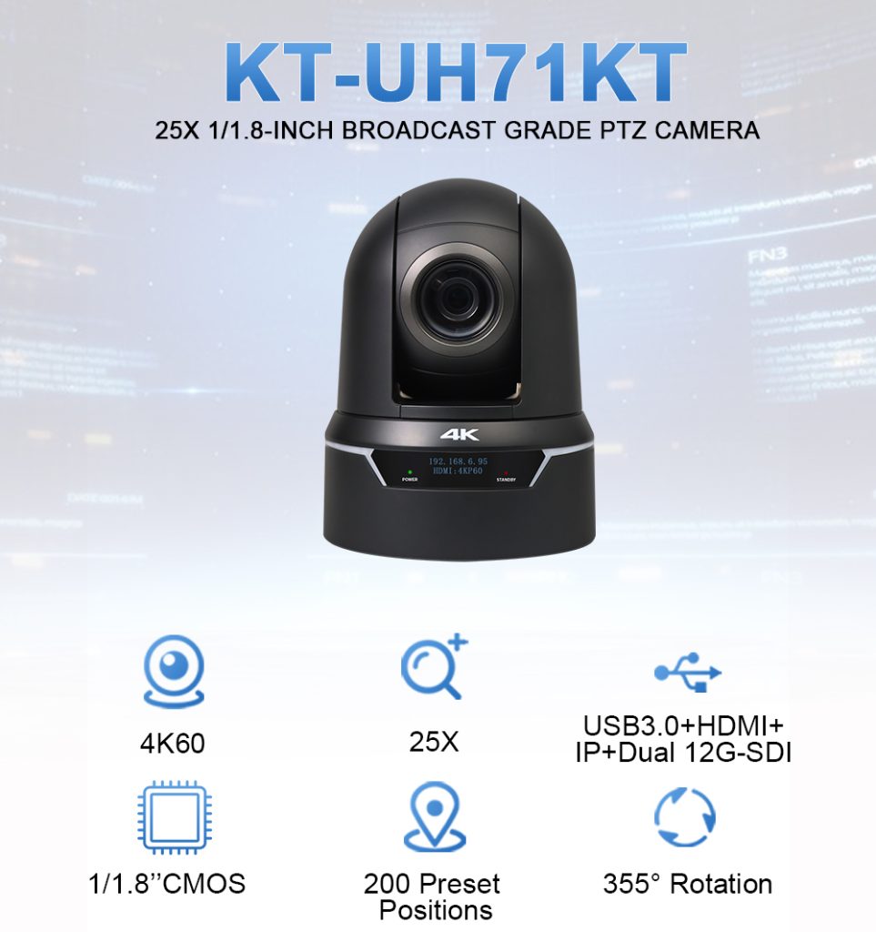 Kamera KATOVISION KT-UH71KTN Broadcast Grade PTZ Camera