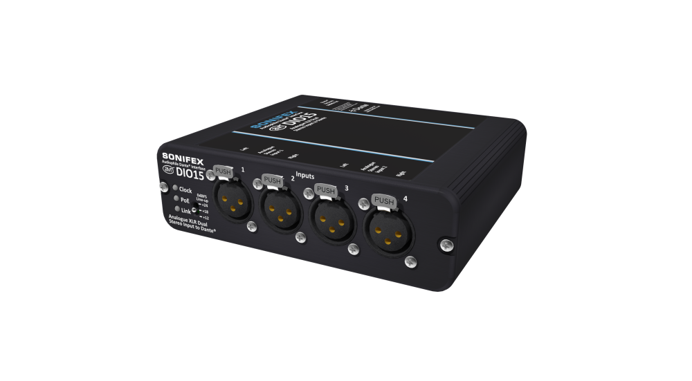 SONIFEX Dante AVN-DIO15 4 Analogowe Wejścia XLR