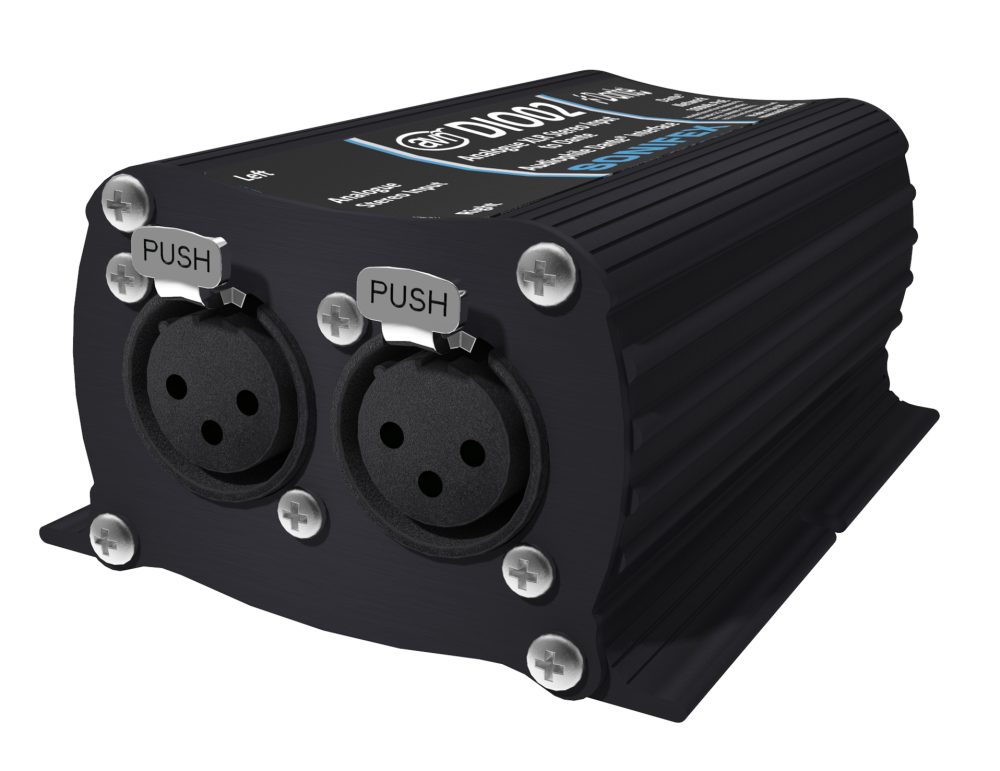SONIFEX Dante AVN-DIO02 na analogowe wyjście stereo XLR