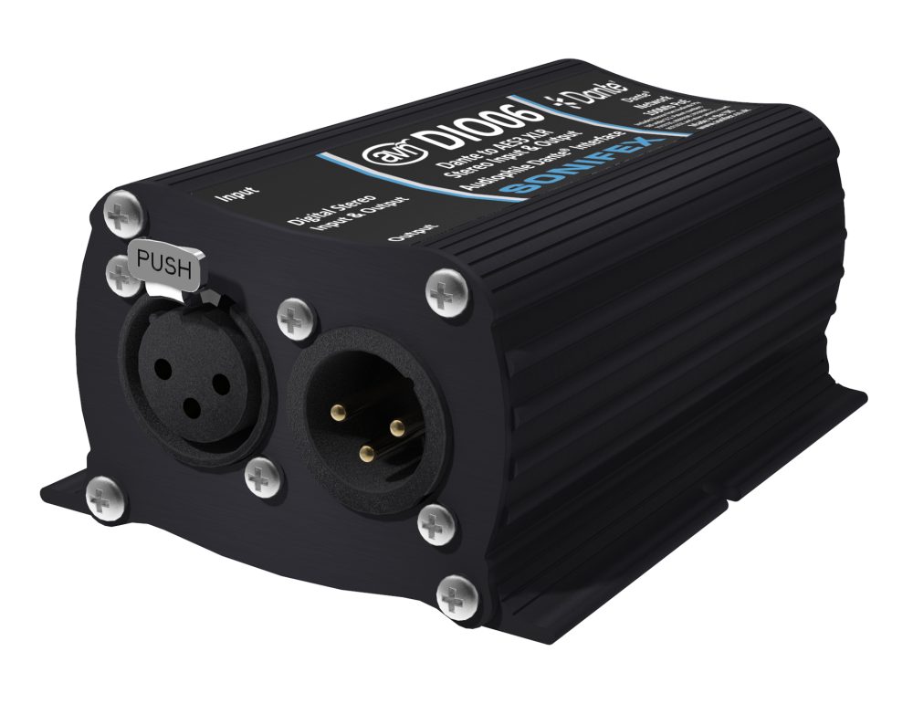 SONIFEX Dante AVN-DIO06 Dante na wejście i wyjście AES3 XLR stere