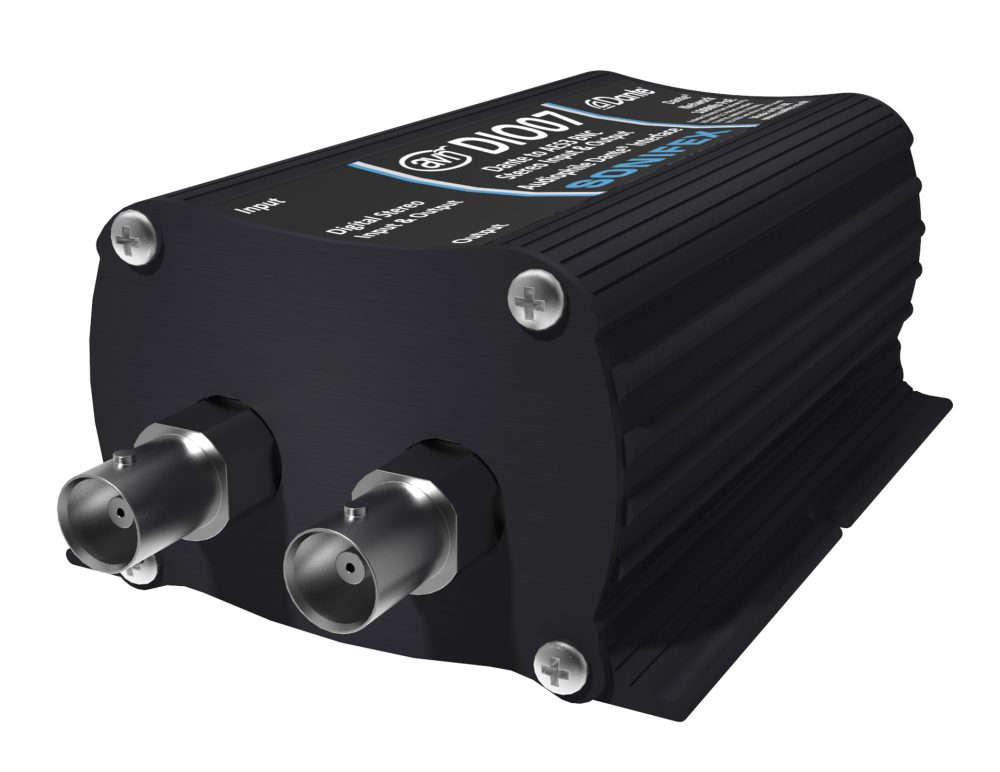 SONIFEX Dante AVN-DIO07 Dante na AES-3id BNC Stereo Wejście i Wyjście