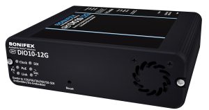 SONIFEX Dante AVN-DIO10-12G do 12G/6G/3G/HD/SD-SDI Embedder/De-Embedder
