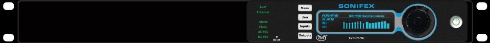 SONIFEX AVN-PA8, 8 wejść i wyjść stereofonicznych analogowych, AES67