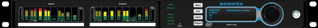 SONIFEX AVN-PA8, 8 wejść i wyjść stereofonicznych analogowych, AES67