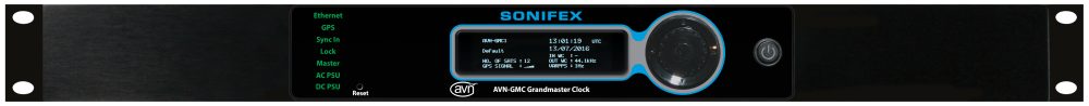 SONIFEX AVN-GMCS IEEE1588 PTP Grandmaster Clock z odbiornikiem GPS
